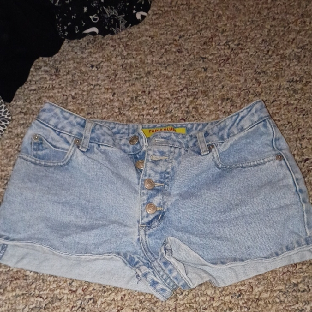 Paris Blues Light Blue Jean Shorts